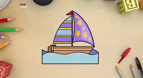 Vẽ thuyền buồm